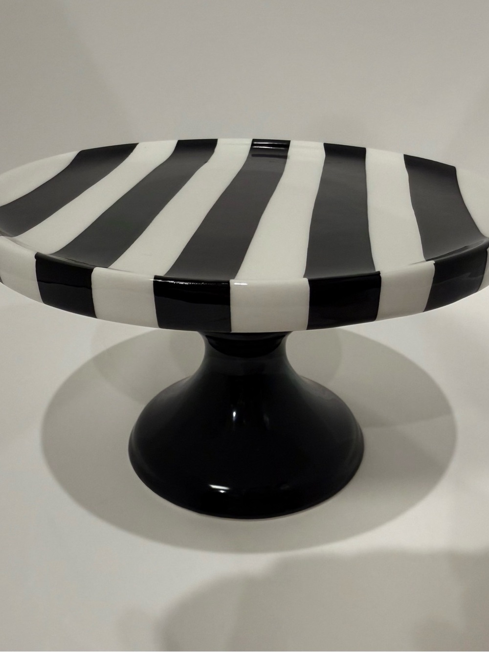 Target Bullseye 2026 Black and White Striped Halloween Cake Display Stand